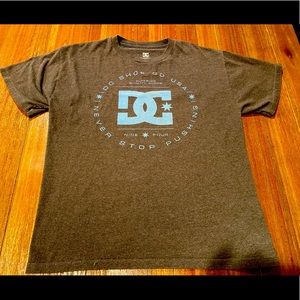 Vintage DC Shoes Boys/Youth Xl Never Stop Pushing